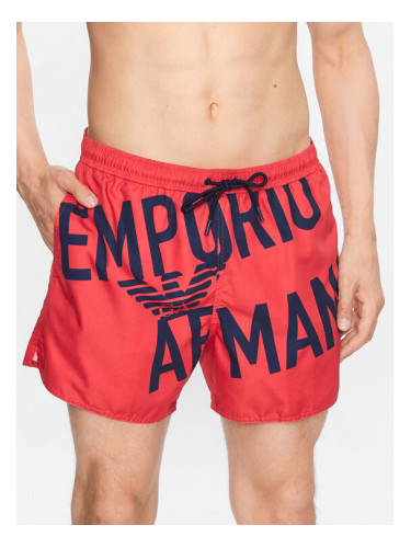 Emporio Armani Underwear Плувни шорти 211740 3R424 21875 Червен Regular Fit