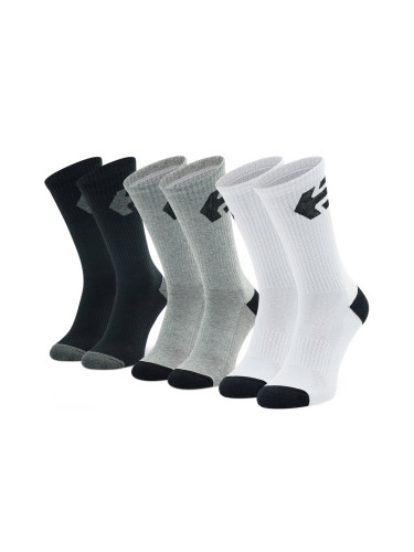 Комплект 3 чифта дълги чорапи мъжки Etnies Direct 4140001317 Цветен