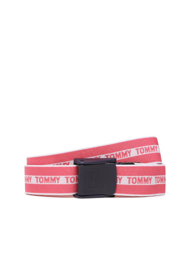 Детски колан Tommy Hilfiger Tommy Webbing Belt AU0AU01557 Розов