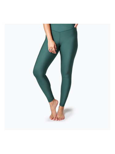 Дамски тренировъчен клин Casall Overlap High Waist зелен 22500