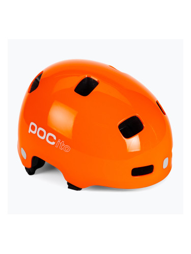 Детска велосипедна каска POC POCito Crane MIPS fluorescent orange