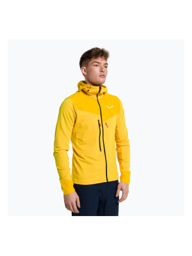 Salewa мъжки потник за трекинг Agner Polarlite с качулка жълт 00-0000028557