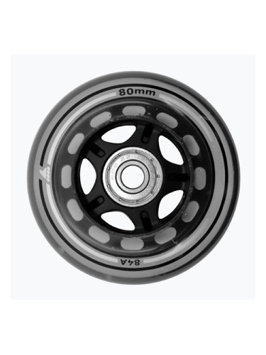 Колела за ролери XT 80MM + SG7 колела за ролери 8 бр. сиви 06953500080