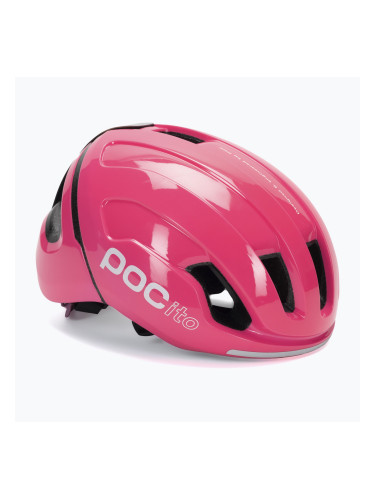 Детска велосипедна каска POC POCito Omne MIPS флуоресцентно розово