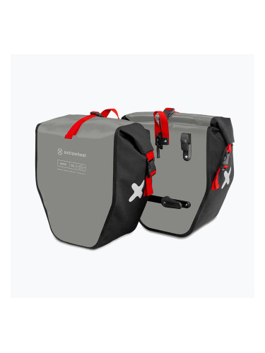 Багажници за велосипед Extrawheel Biker 25L 2 бр. черни/сиви E0120