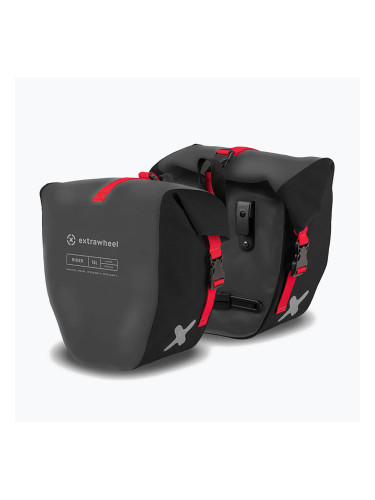 Багажници за велосипед Extrawheel Rider 15L 2 бр. черни/сиви E0135