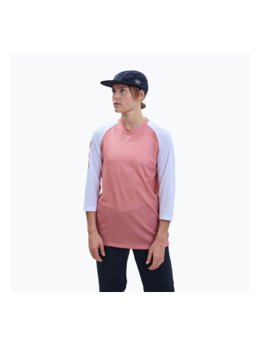 Дамско колоездачно трико POC MTB Pure 3/4 rock salt/hydrogen white