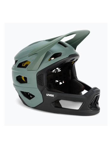 Велосипедна каска UVEX Revolt MIPS зелена/черна 41/0/063/03/17