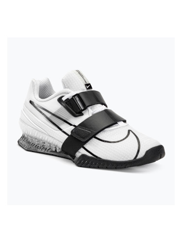 Nike Romaleos 4 бели/черни обувки за вдигане на тежести