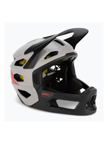 Велосипедна каска UVEX Revolt MIPS сиво-червена 41/0/063/04/15