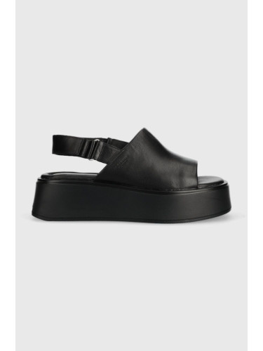 Кожени сандали Vagabond Shoemakers COURTNEY в черно с платформа 5534.001.92 5534-001-92