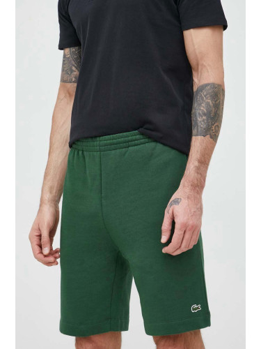 Къс панталон Lacoste в зелено