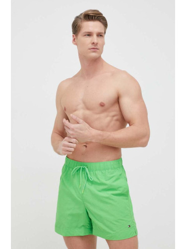 Плувни шорти Tommy Hilfiger в зелено