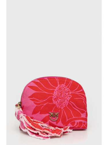 Козметична чанта Pinko в червено