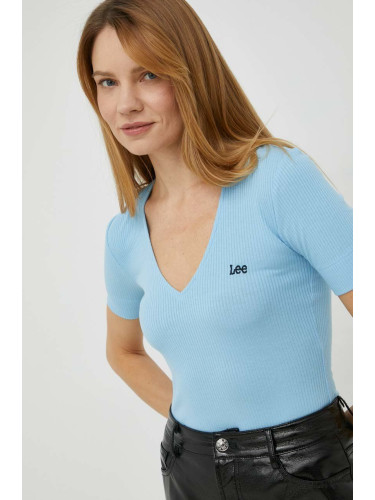 Тениска Lee в синьо