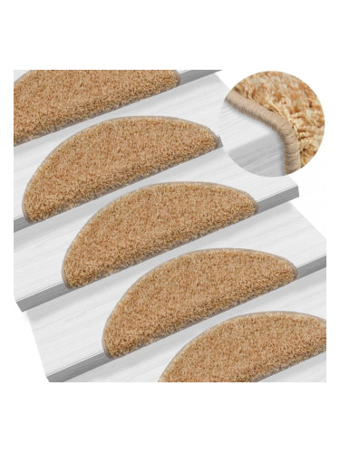 Sonata 15 бр стелки за стълбища, кремави, 56x20 см