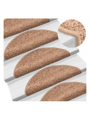 Sonata 15 бр стелки за стълбища, бежови, 65x25 см