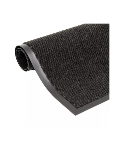 Sonata Правоъгълна изтривалка, усукани влакна, 40х60 см, черна