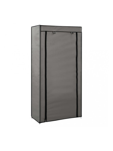 Sonata Шкаф за обувки с покривало, сив, 58х28х106 см, плат