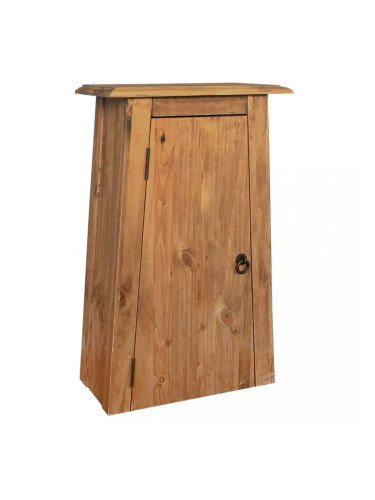 Sonata Стенен шкаф за баня, рециклиран бор масив, 42x23x70 см