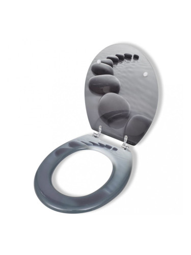 Седалка за тоалетна, цвят: камъни