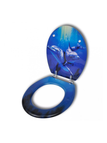 Седалка за тоалетна с делфини