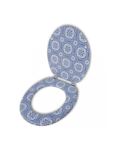 Тоалетна седалка с MDF капак, дизайн "Порцелан"