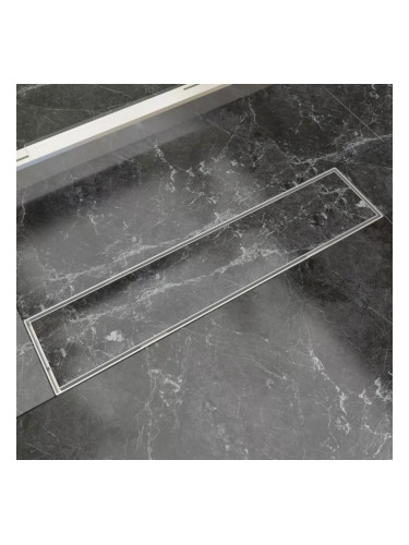 Sonata Линеен душ канал, 530x140 мм, неръждаема стомана