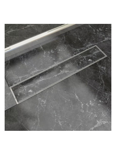 Sonata Линеен душ канал, 630x140 мм, неръждаема стомана