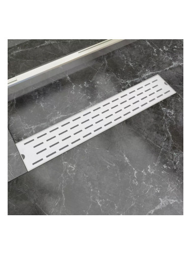 Sonata Линеен душ канал, дизайн "линии", 630x140мм, неръждаема стомана