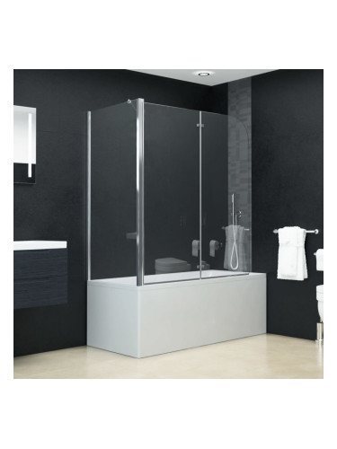 Sonata Душ параван хармоника, ESG стъкло, 120x68x140 см