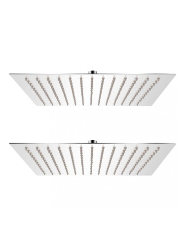 Sonata Душ пити от неръждаема стомана, 2 бр, 25x25 cм