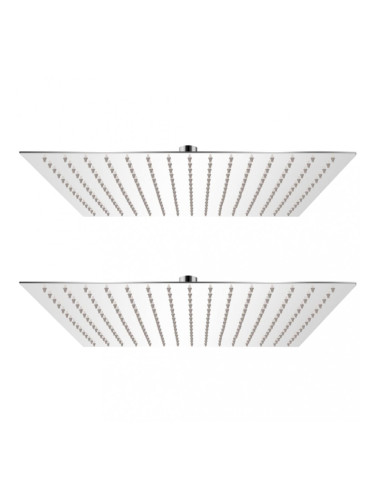 Sonata Душ пити от неръждаема стомана, 2 бр, 40x40 cм