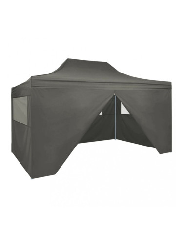 Sonata Сгъваема шатра с 4 странични стени, 3х4,5 м, антрацит
