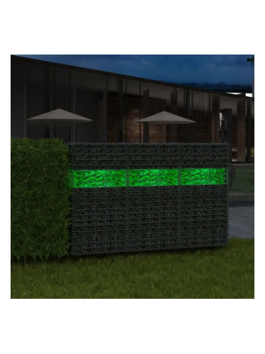 Sonata Стъклени камъни за габион, зелени, 60-120 мм, 25 кг