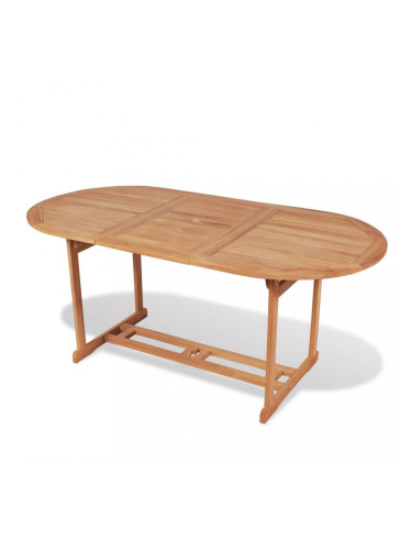 Sonata Градинска трапезна маса, 180x90x75 cм, тиково дърво