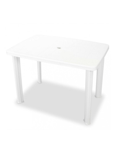 Sonata Градинска маса, 101x68x72 см, пластмаса, бяла