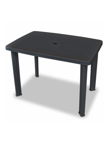 Sonata Градинска маса, 101x68x72 см, пластмаса, антрацит