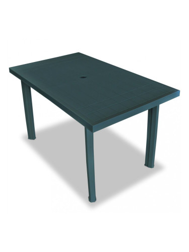 Sonata Градинска маса, 126x76x72 см, пластмаса, зелена