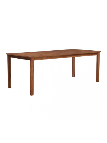 Sonata Външна трапезна маса, акациево дърво масив, 200x90x74 см