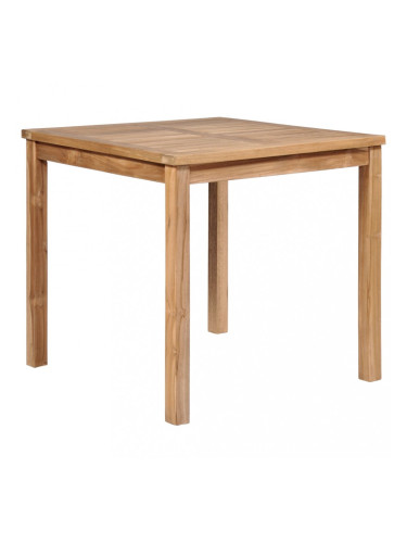Sonata Градинска трапезна маса, 80x80x77 cм, тиково дърво масив