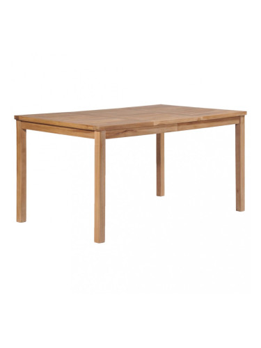 Sonata Градинска трапезна маса, 150x90x77 cм, тиково дърво масив