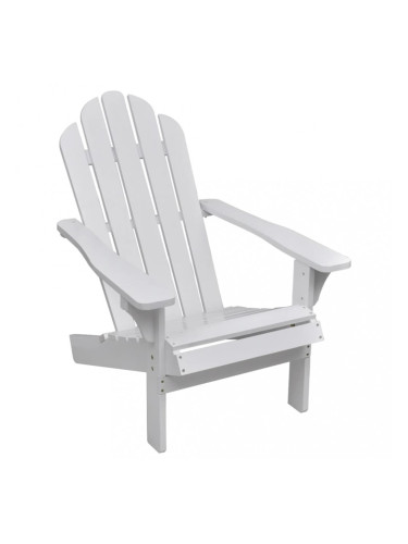 Sonata Градински стол, дърво, бял