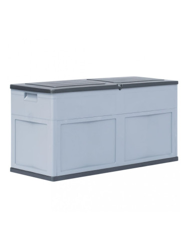 Sonata Градинска кутия за съхранение, 320 л, сиво-черна
