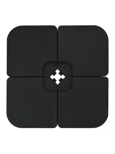 Преносима стойка за чадър, за пълнене с вода или пясък 60 л