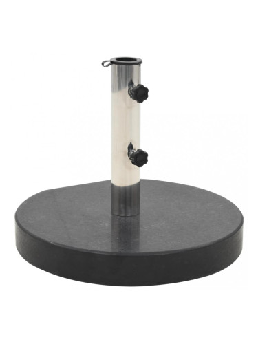 Sonata Основа за чадър, гранит, 30 кг, кръгла, черна