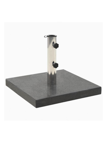 Sonata Основа за чадър, гранит, 30 кг, квадратна, черна