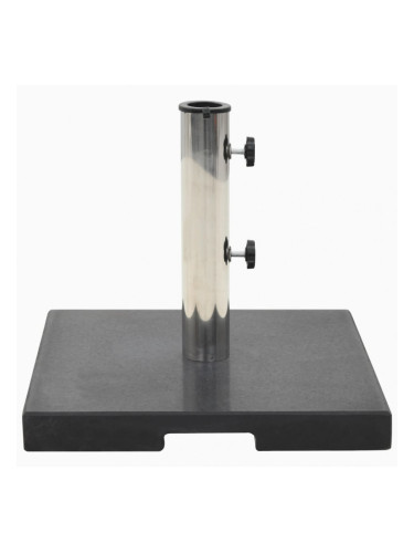 Sonata Основа за чадър, гранит, 20 кг, квадратна, черна