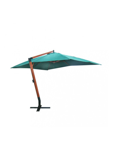 Sonata Свободновисящ чадър за слънце Melia, 300 х 400 см, зелен