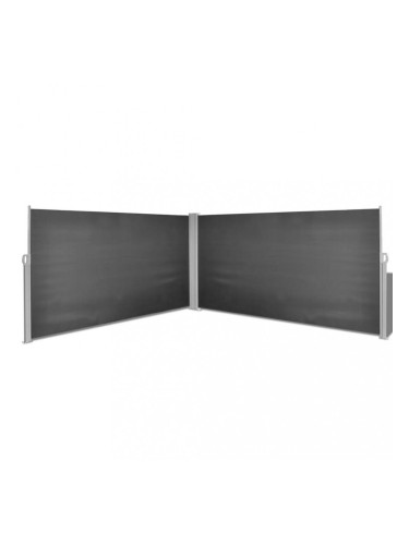 Sonata прибираща се странична тента, 160х600 см, черна